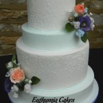Luxury Wedding Cakes Eva Cockrell Cake Design Bespoke Wedding Cakes Modern romantic wedding cake