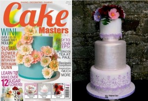 Recognition Awards, Press gallery Cake Masters Magazine May 2015 wedding cake sugar flowers Dream Wedding Cakes