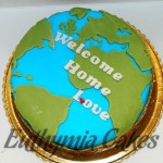 Bespoke Designer Celebration Cakes Earth themed cake