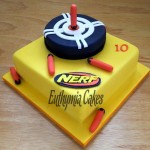 Bespoke Designer Celebration Cakes Nerf themed cake