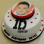 Bespoke Designer Celebration Cakes One Direction with edible image