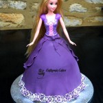 Bespoke Designer Celebration Cakes Rapunzel doll cake tangled