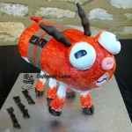 Bespoke Designer Celebration Cakes Archie the Scare Pig