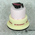 Bespoke Designer Celebration Cakes Vanilla Birthday and Graduation cake