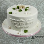 Bespoke Designer Celebration Cakes Gluten and Dairy free Carrot cake, floral birthday cake