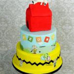 Bespoke Designer Celebration Cakes Snoopy 1st birthday cake