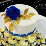 Luxury Wedding Cakes Eva Cockrell Cake Design Bespoke Wedding Cakes Gorgeous wedding cupcake tower with sugar flowers