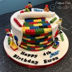 Hanslope Pre-school Christmas Fair Bespoke Designer Celebration Cakes Lego Building Site 4th birthday cake