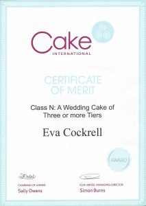 Recognition Cake International Birmingham 2016_wedding cakes