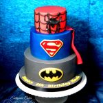 5th birthday heroes cake bespoke celebration cakes batman superman spiderman