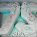75th birthday cake with sugar flowers Milton Keynes Northampton Hanslope