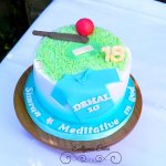Cricket themed 16th birthday cake Milton Keynes