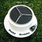 Car themed birthday cake with car keys Milton Keynes Northampton