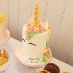 Celebration Rainbow Unicorn cake with butter cream cute cakes Milton Keynes, Northampton, Oxford