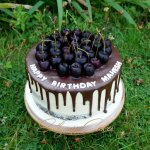 chocolate cake with cherries Milton Keynes